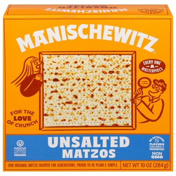 Manischewitz Kosher Unsalted Matzos, 10 oz