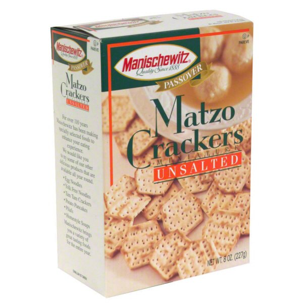 Manischewitz Unsalted Miniature Matzo Crackers Shop Snacks & Candy at