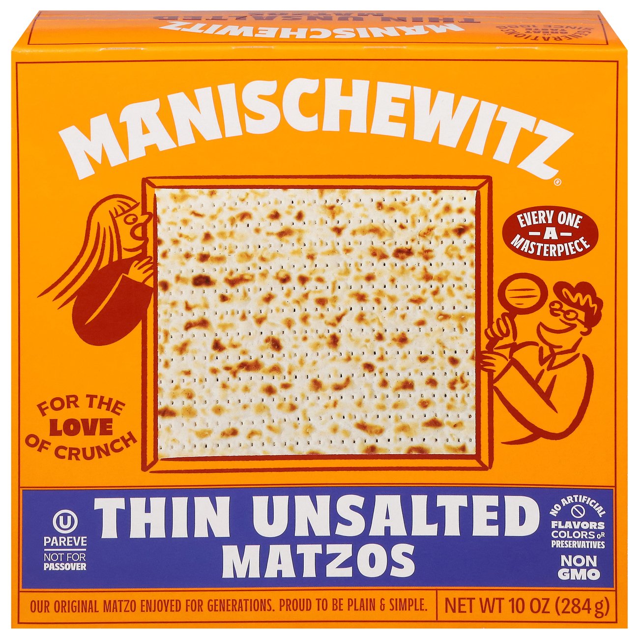 Manischewitz Unsalted Thin Matzos Shop Crackers & breadsticks at HEB