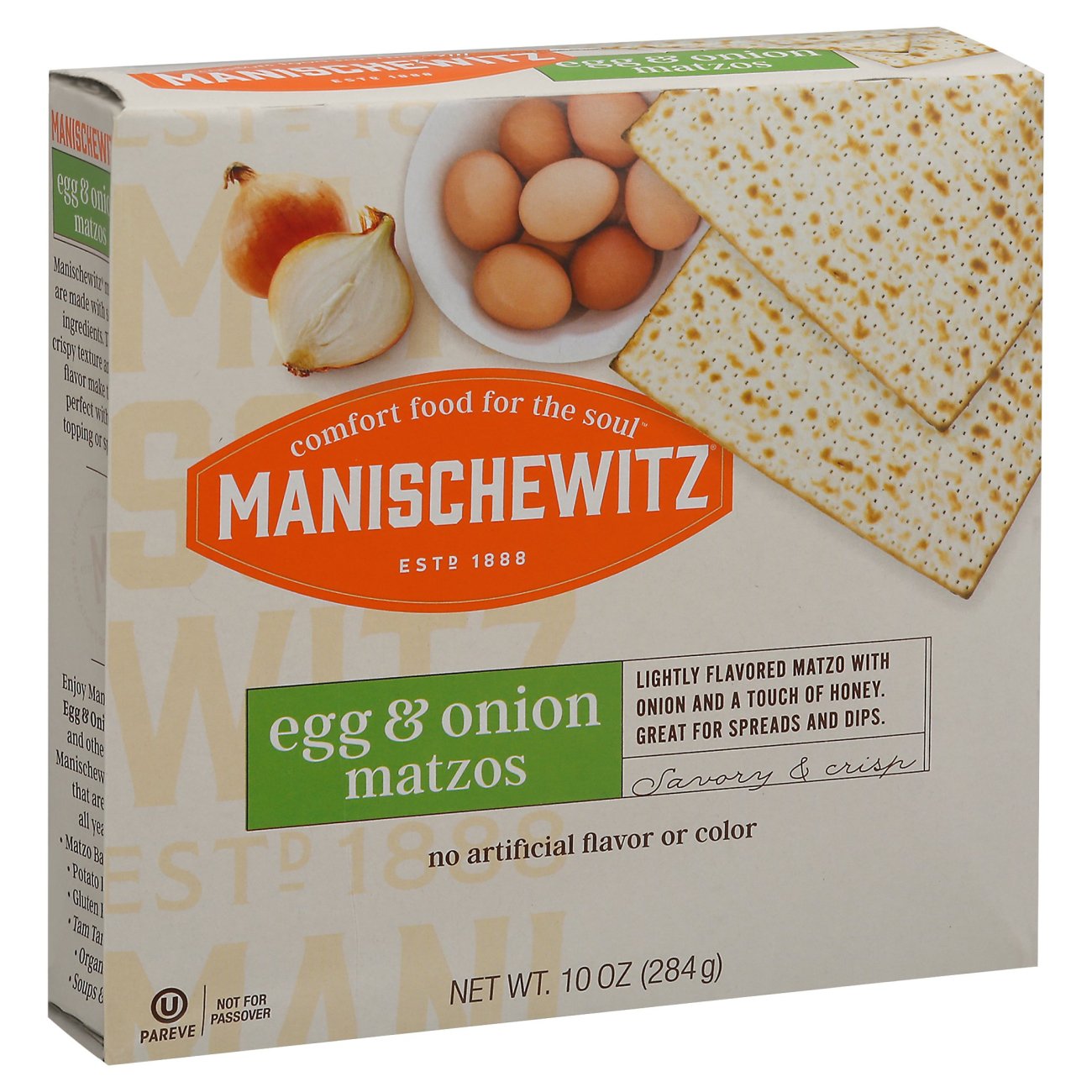 Manischewitz Kosher Egg and Onion Matzos Shop Crackers & Breadsticks