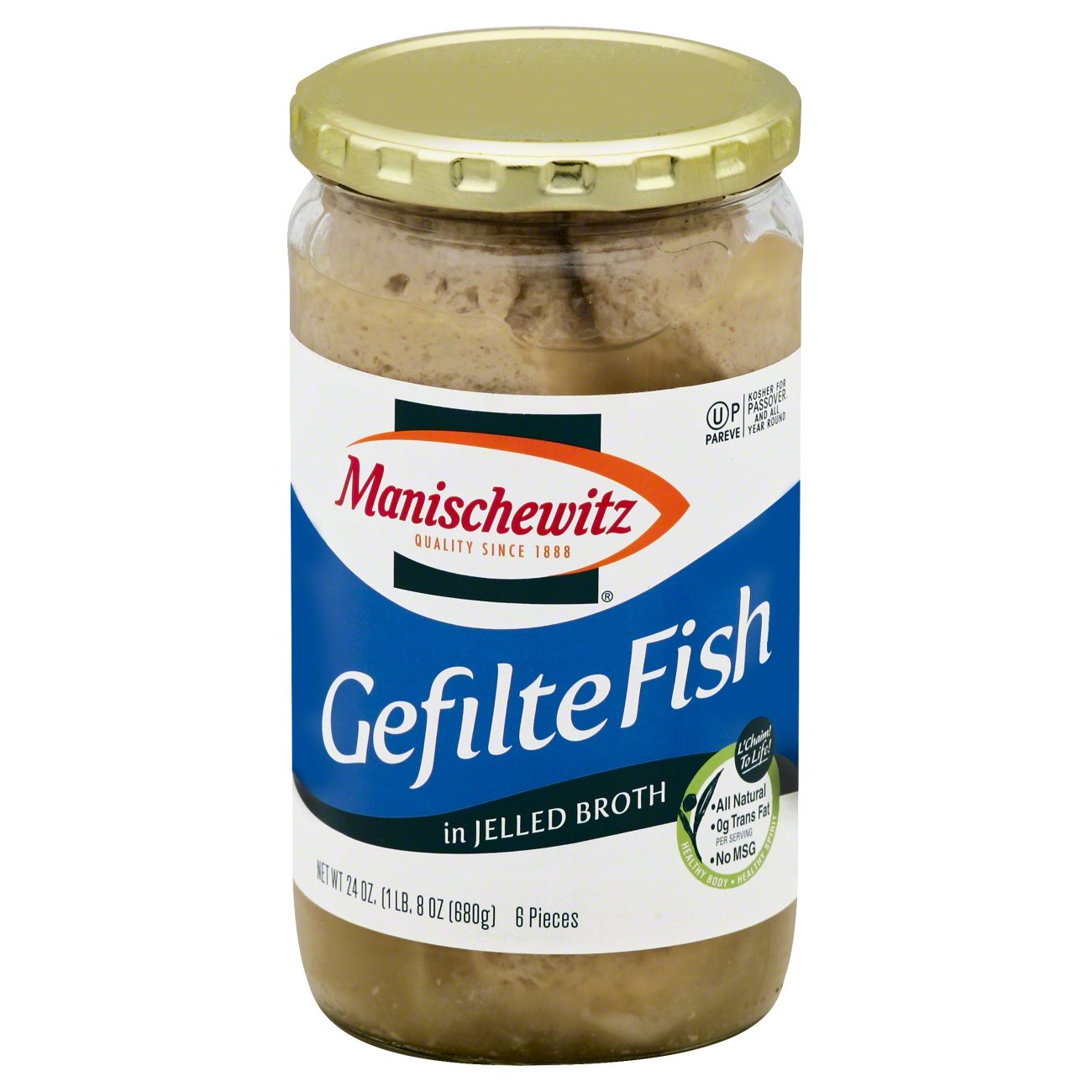 Manischewitz Gefilte Fish in Jelled Broth Shop Seafood at HEB