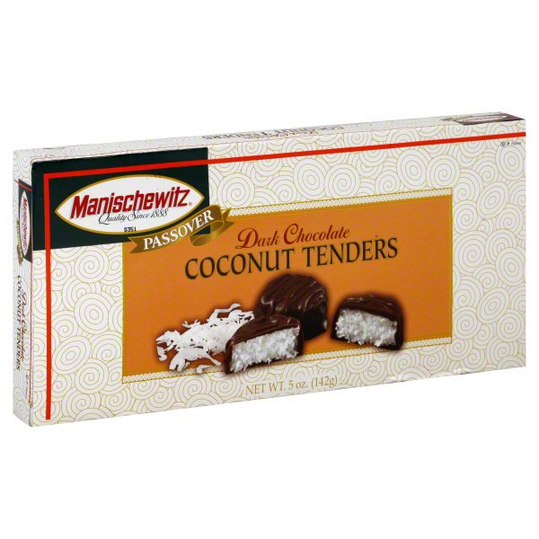 Manischewitz Passover Dark Chocolate Coconut Tenders - Shop Candy At H-E-B