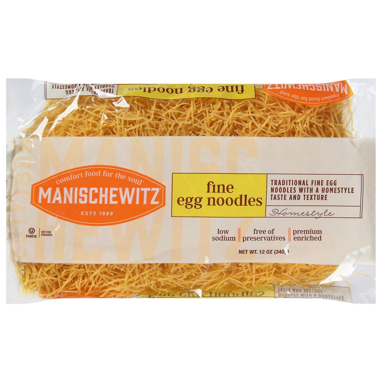 Manischewitz Kosher Fine Egg Noodles - Shop Pasta at H-E-B