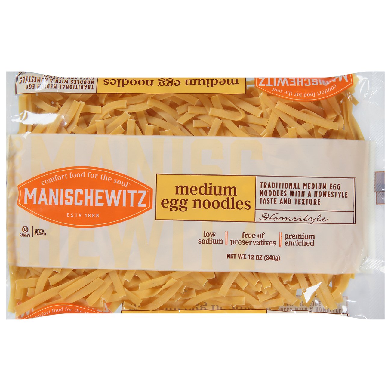 Manischewitz Kosher Medium Egg Noodles Shop Pasta at HEB