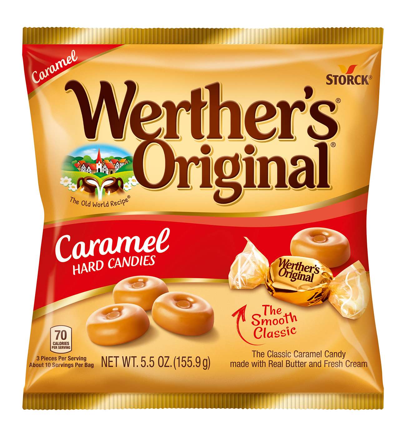 Werther's Original Caramel Hard Candies; image 1 of 2