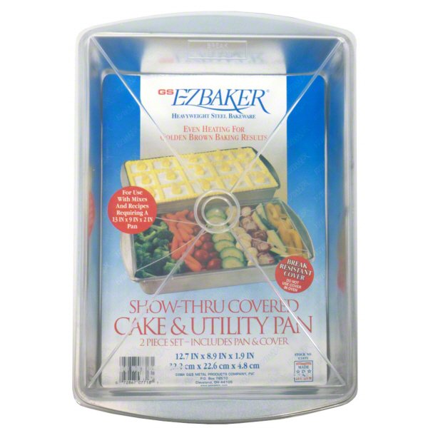 G&S EZ Baker Cake & Utility Pan With Clear Lid Shop Pans & dishes at HEB