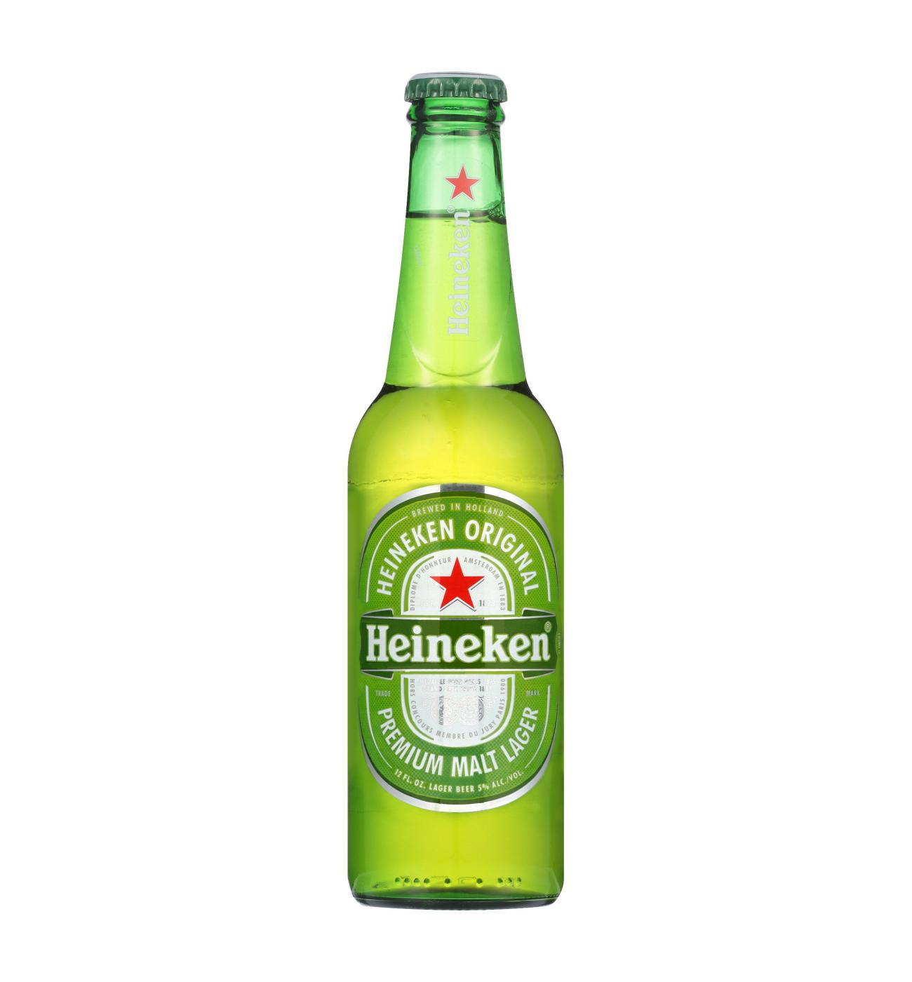 Heineken Lager Beer 12 pk Bottles; image 2 of 2