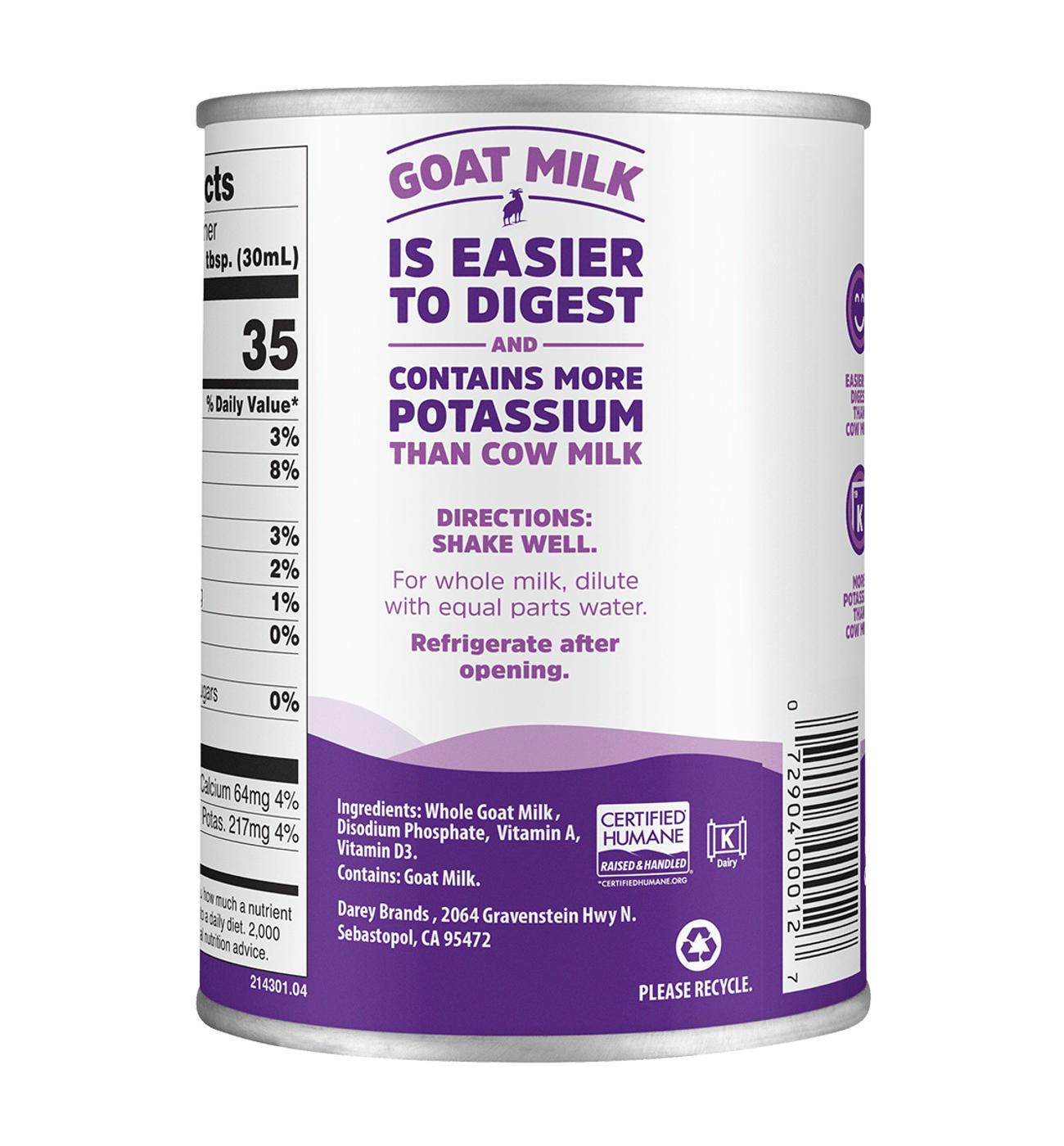 Meyenberg Evaporated Goat Milk; image 2 of 11