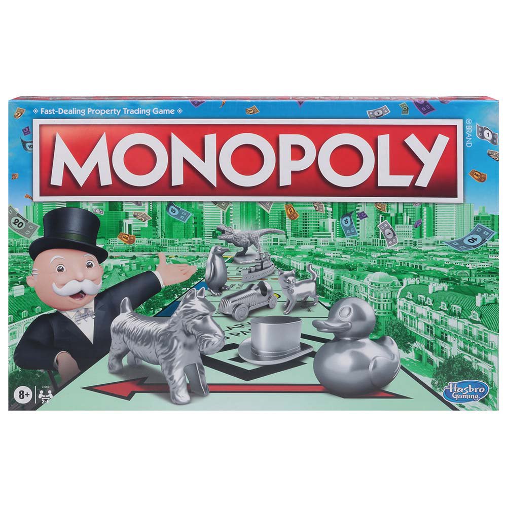 Voel me slecht stijfheid zwanger Hasbro Monopoly Classic Edition Game - Shop Toys at H-E-B