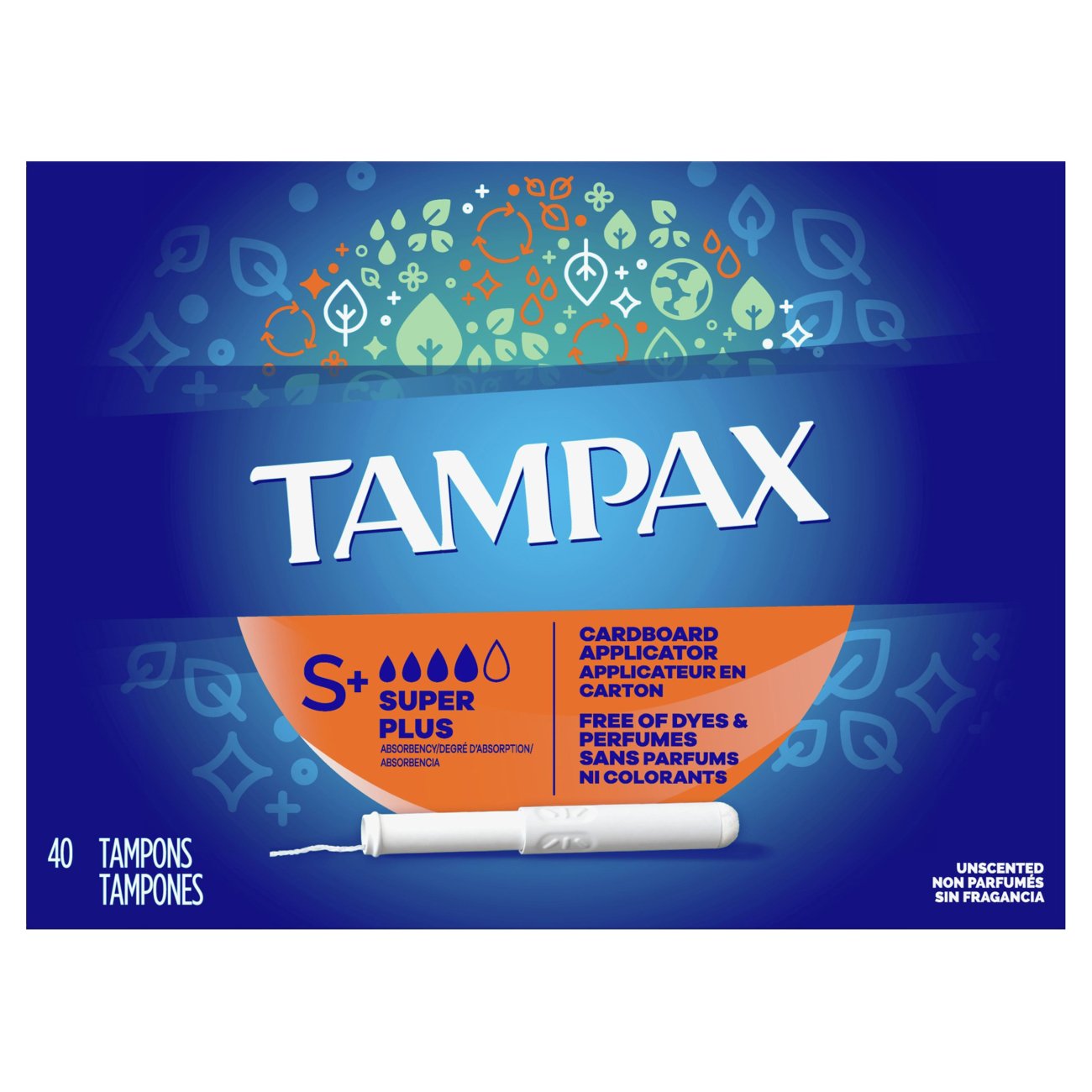 Tampax Super Plus Absorbency Unscented Tampons - Shop Tampons At H-E-B