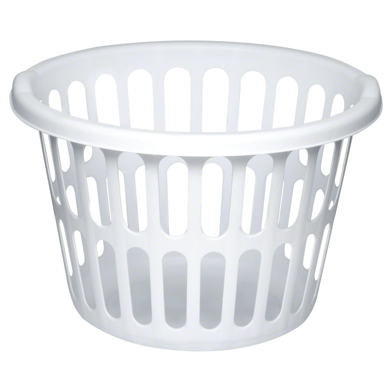 white laundry basket