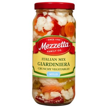Mezzetta Italian Mix Giardiniera Mild Peppers, 16 oz