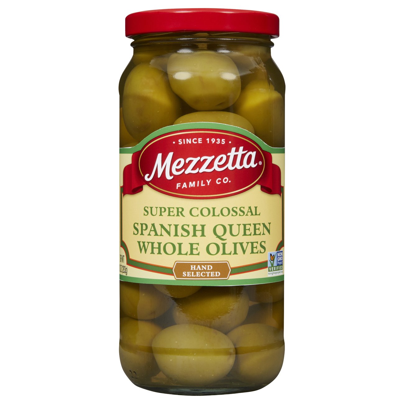 Mezzetta Fancy Colossal Green Olives Shop Olives at HEB