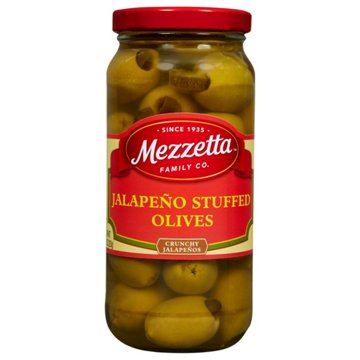 Mezzetta Jalapeno Stuffed Green Olives, 10 oz