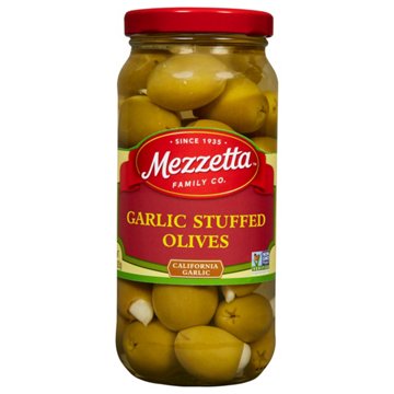 Mezzetta Garlic Stuffed Green Olives, 10 oz