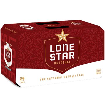 Lone Star Beer 24 pk Cans, 12 oz