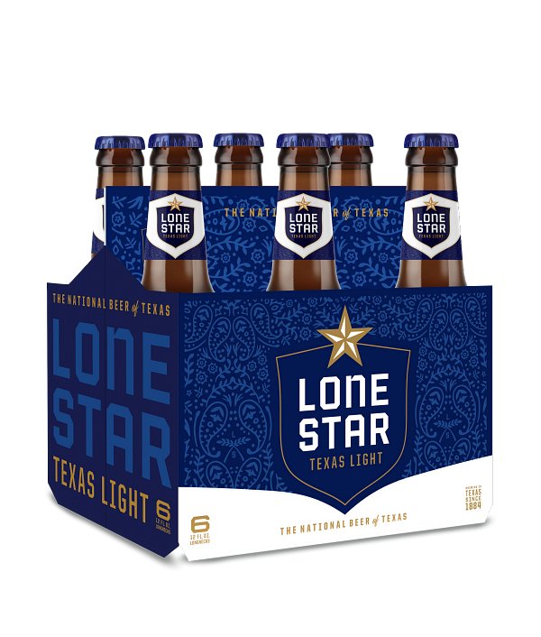 Lone Star Light Beer 6 Pk Longneck Bottles Shop Beer At H E B