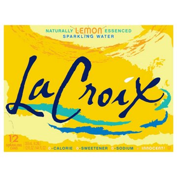 LaCroix Lemon Sparkling Water 12 pk Cans