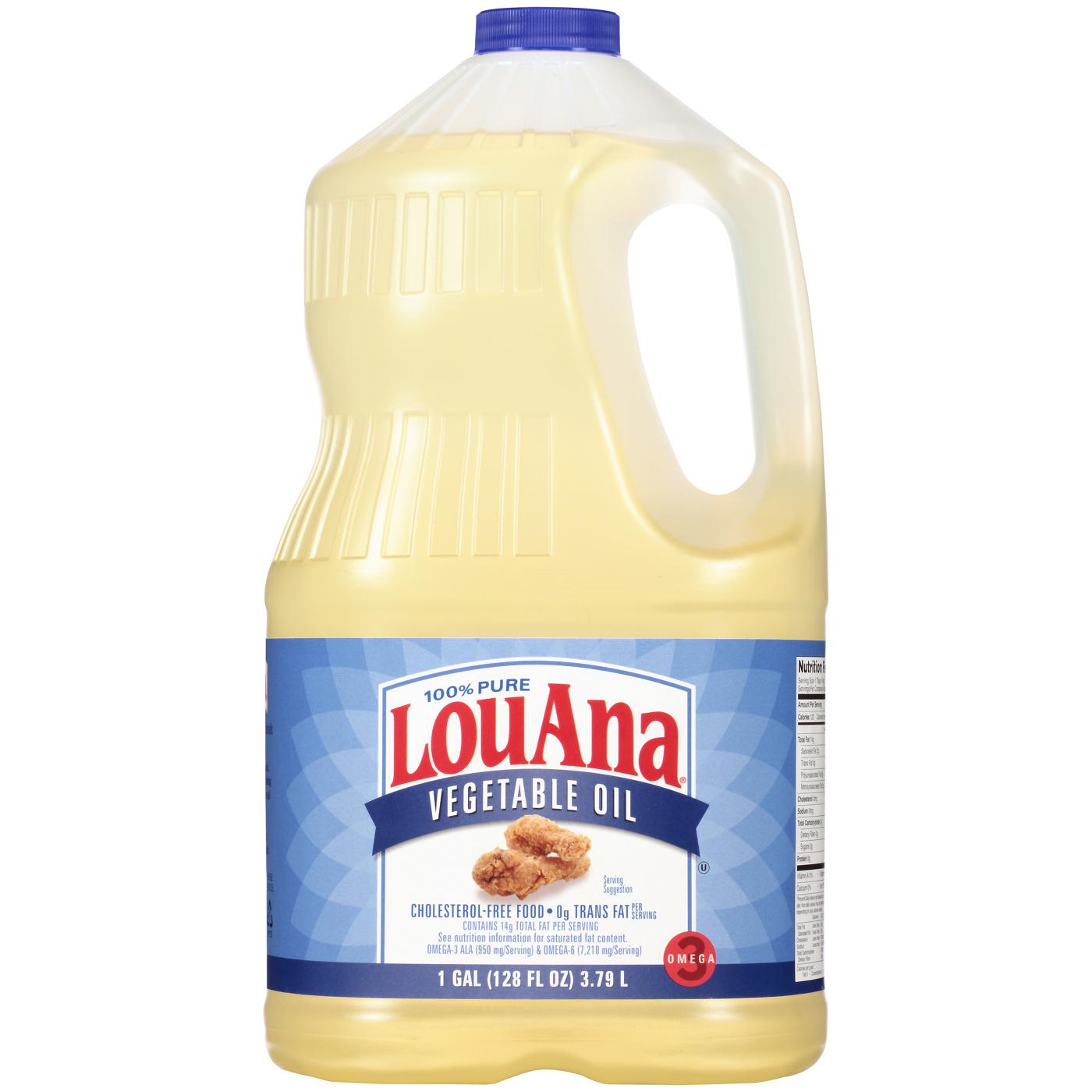 LouAna 100% Pure Vegetable Oil; image 1 of 3