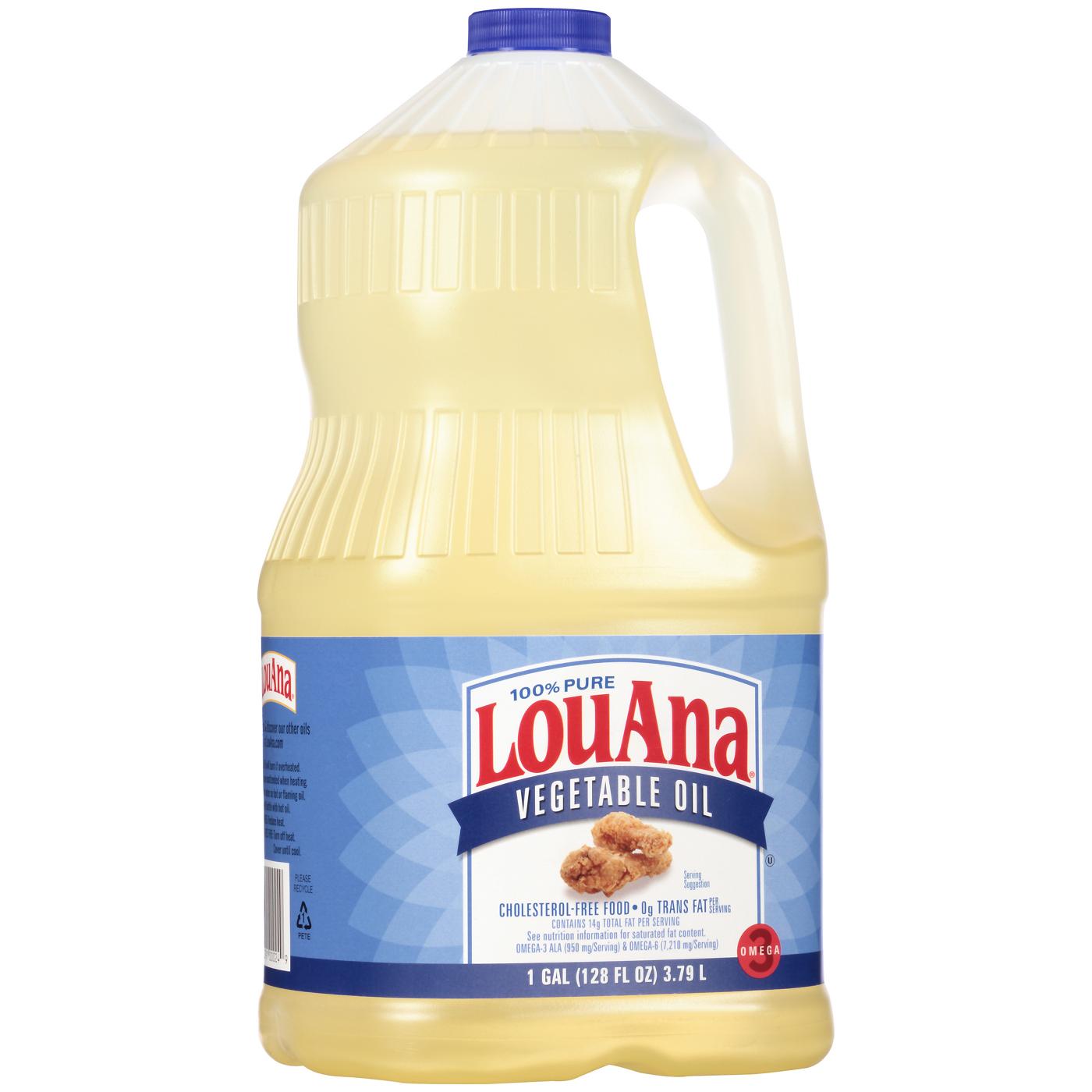 LouAna 100% Pure Vegetable Oil; image 3 of 3