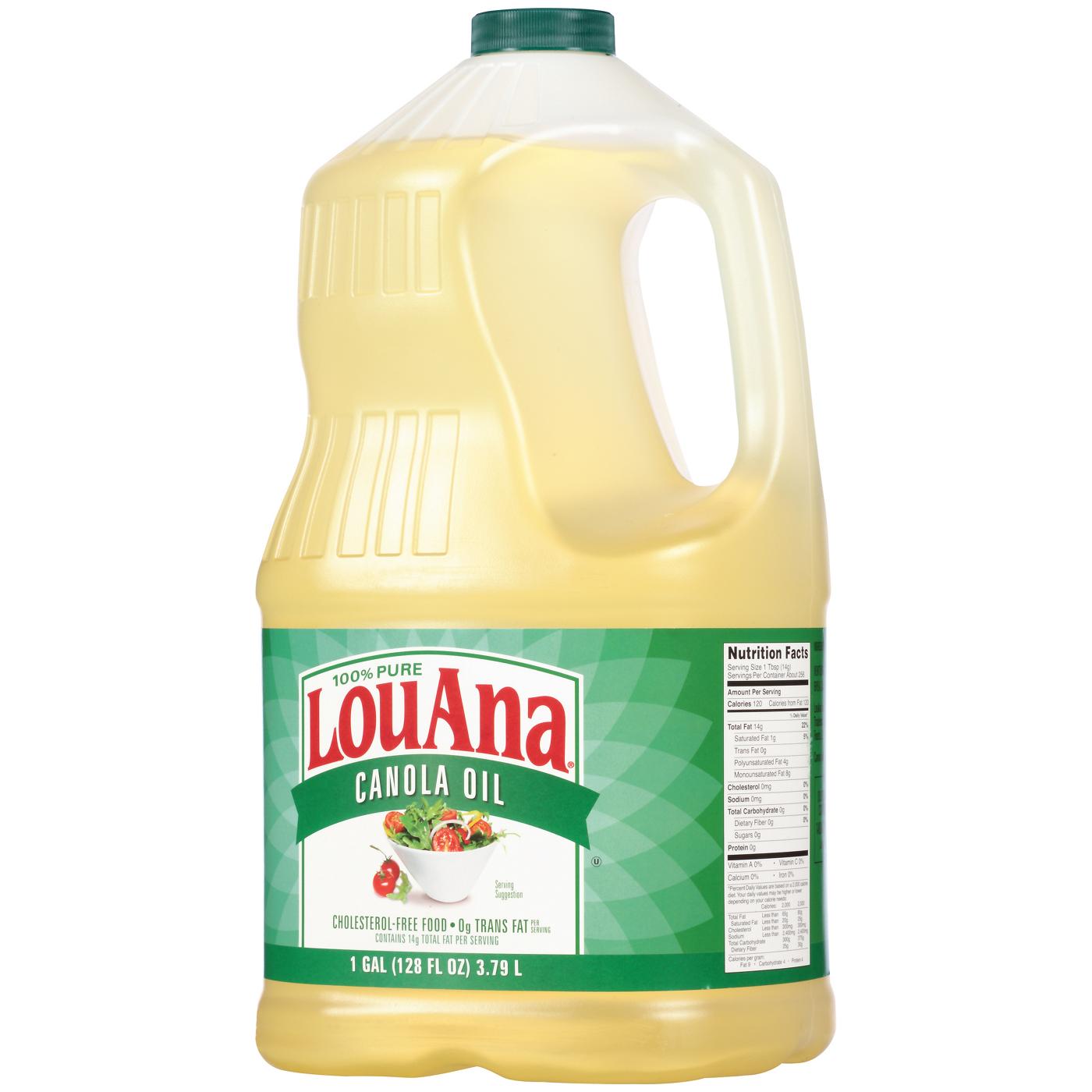 LouAna 100% Pure Canola Oil; image 2 of 3