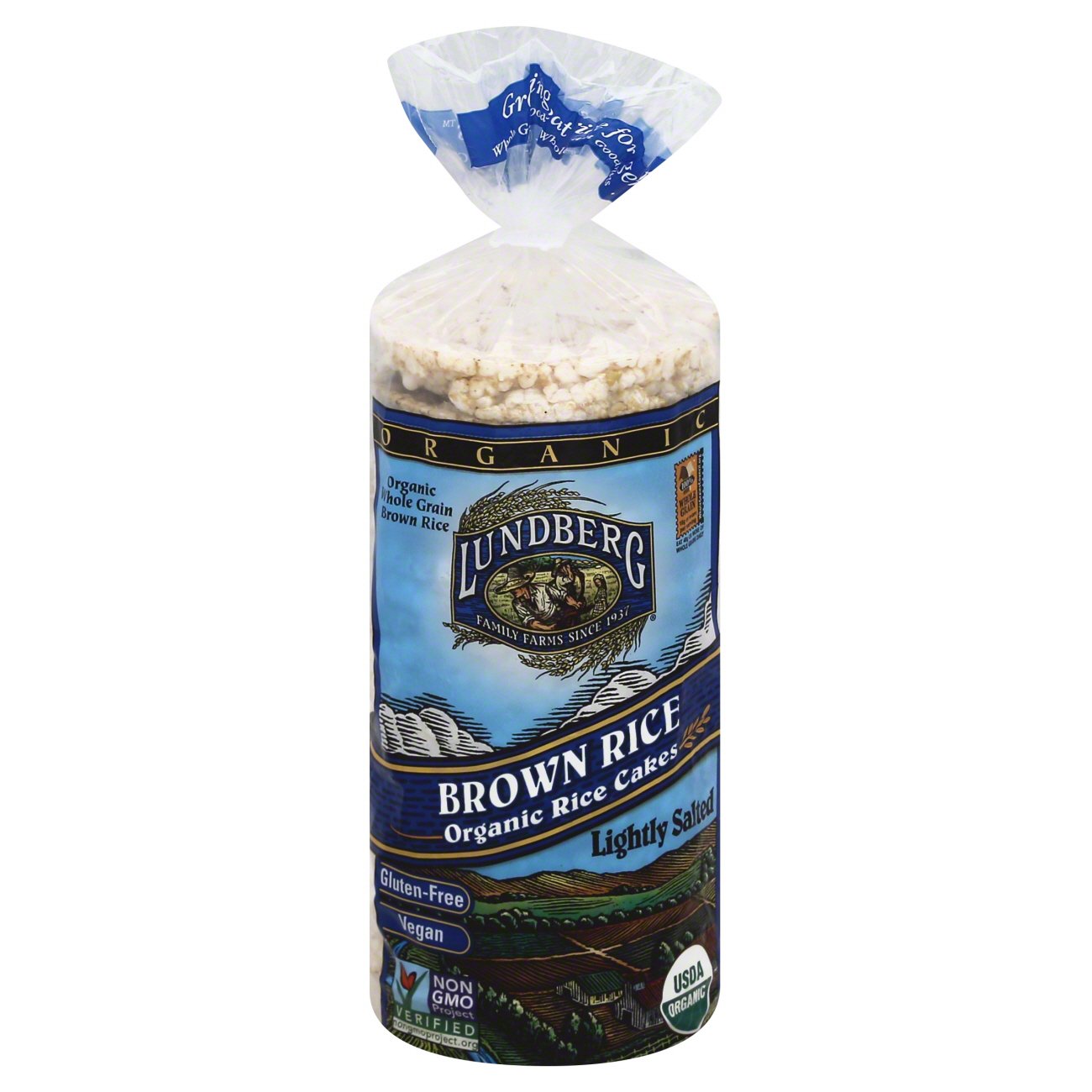 Lundberg Lightly Salted Organic Brown Rice Rice Cakes ...