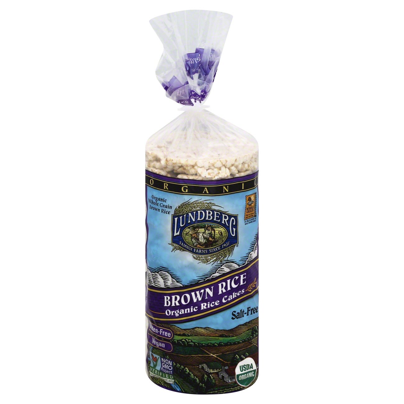 Lundberg SaltFree Organic Brown Rice Rice Cakes Shop Rice cakes at HEB