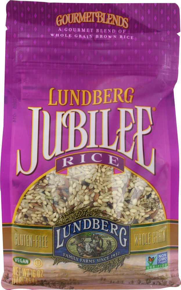 Lundberg Jubilee Gourmet Blend of Whole Grain Brown Rice Shop Rice & grains at HEB