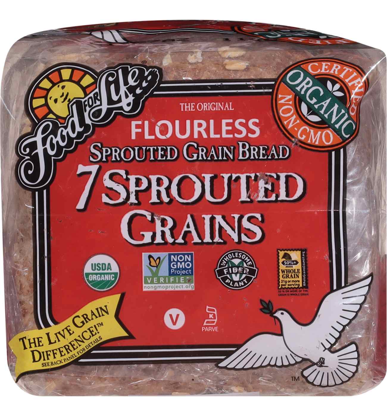 Food For Life 7 Sprouted Grains Bread; image 2 of 3