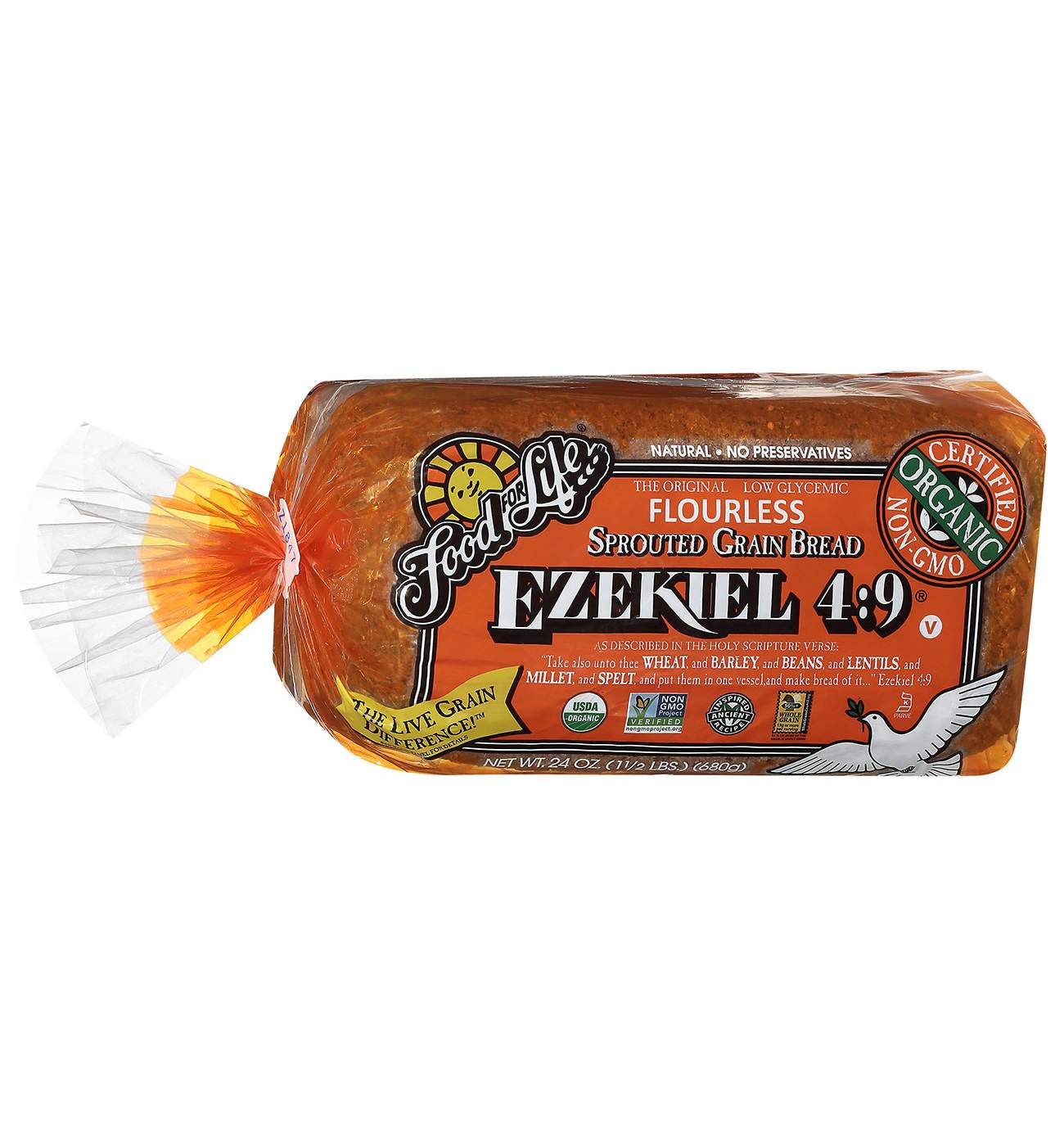 Food For Life Ezekiel 4:9 Sprouted Grain Bread; image 1 of 5