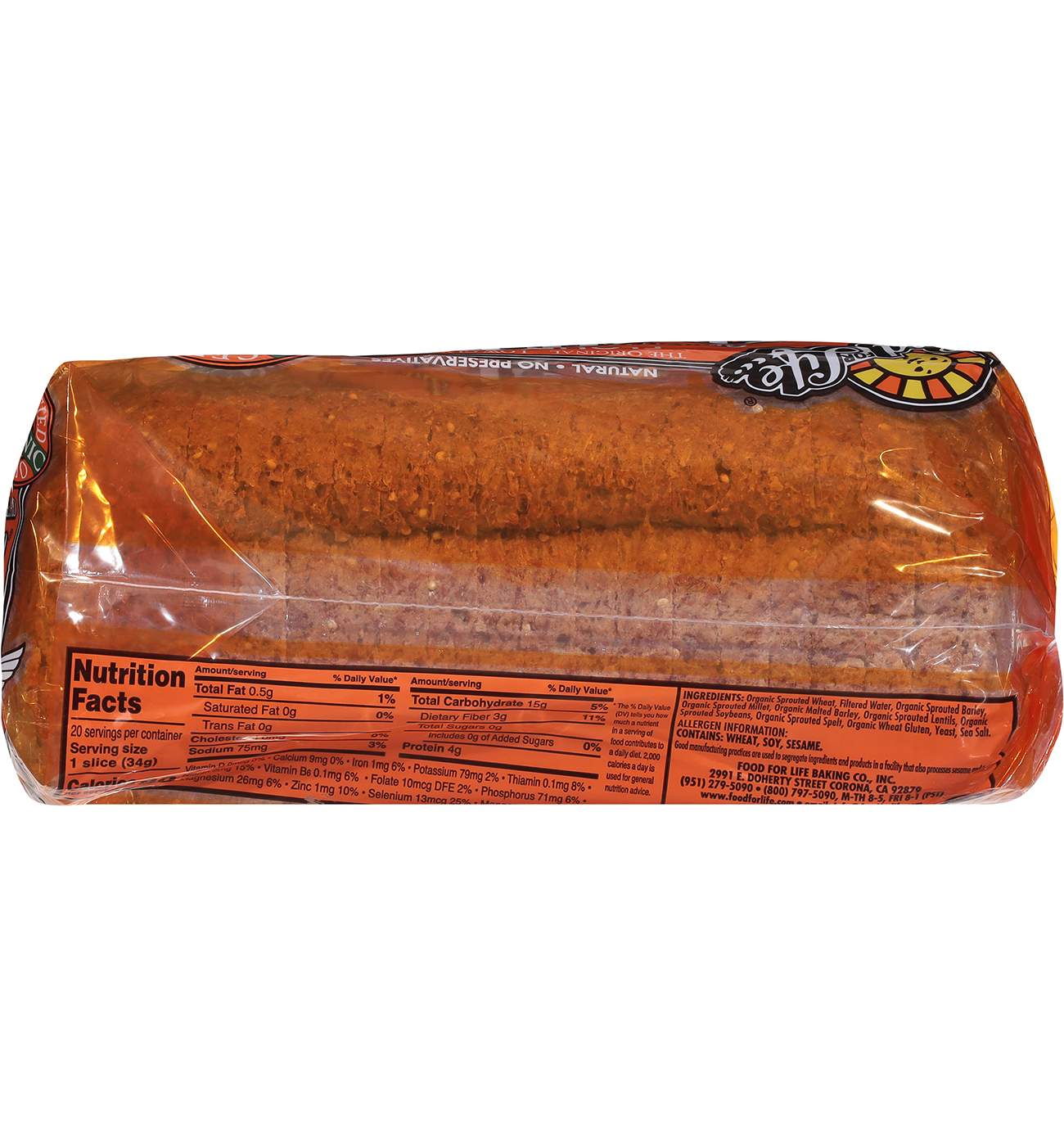 Food For Life Ezekiel 4:9 Sprouted Grain Bread; image 3 of 5