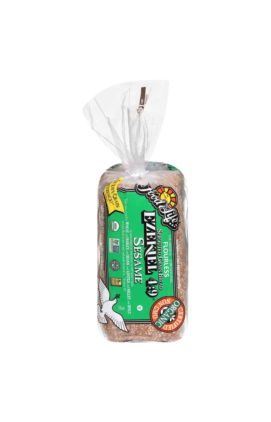 Food For Life Ezekiel 4:9 Sprouted Grain Sesame Bread; image 4 of 4