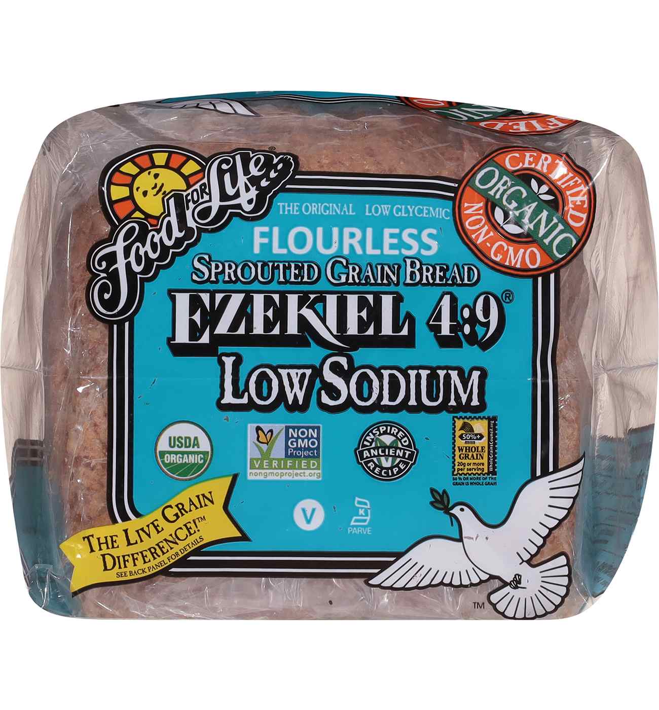 Food For Life Ezekiel 4:9 Sprouted Grain Bread - Low Sodium; image 2 of 5