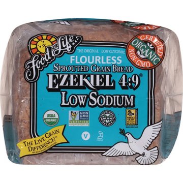 Food For Life Ezekiel 4:9 Sprouted Grain Bread - Low Sodium, 24 oz