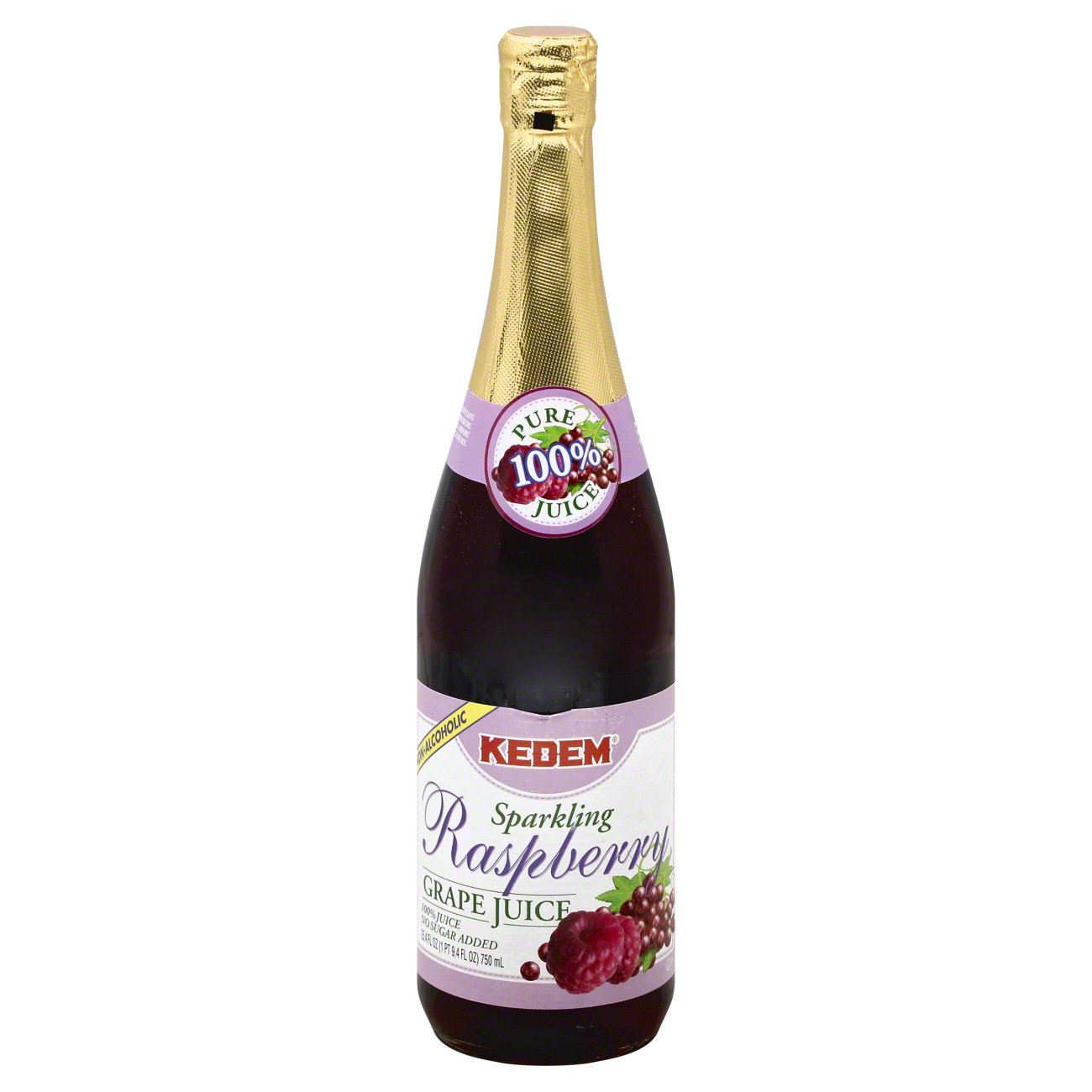 Kedem Sparkling Raspberry Grape Juice - Shop Juice at H-E-B