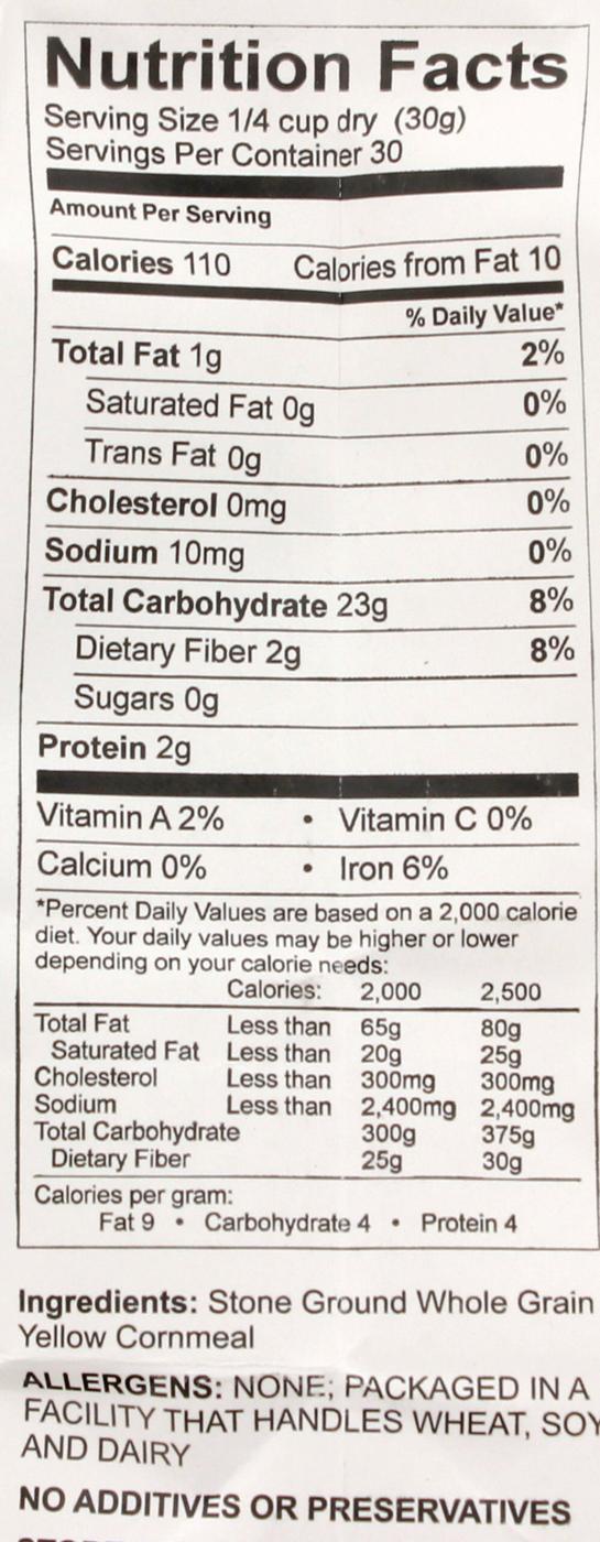 Lamb's Stone Ground Yellow Cornmeal; image 2 of 2