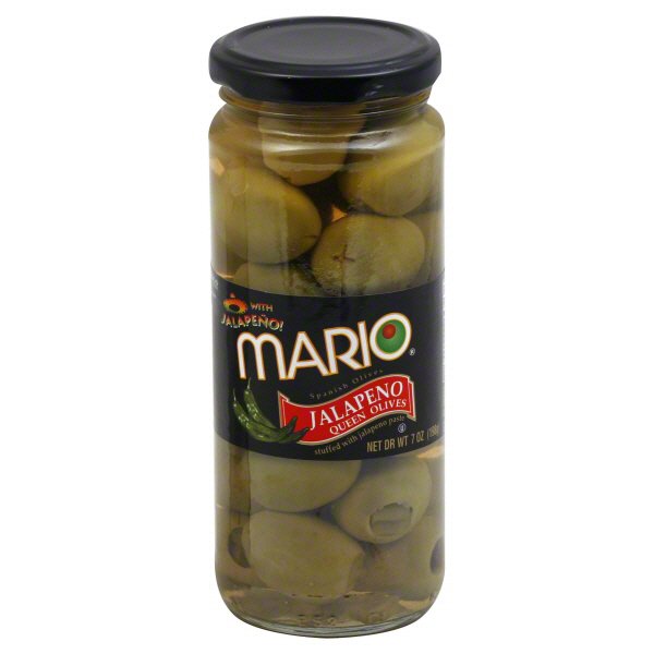 Mario Jalapeno Queen Olives Stuffed with Jalapeno Paste Shop Peppers