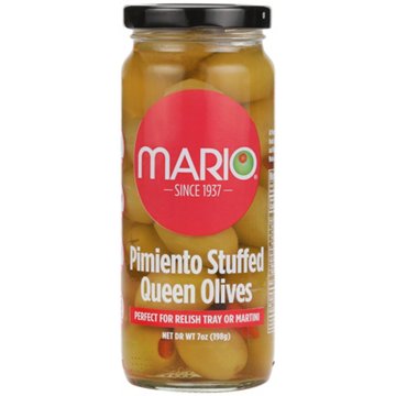 Mario Pimiento Stuffed Queen Olives, 7 oz