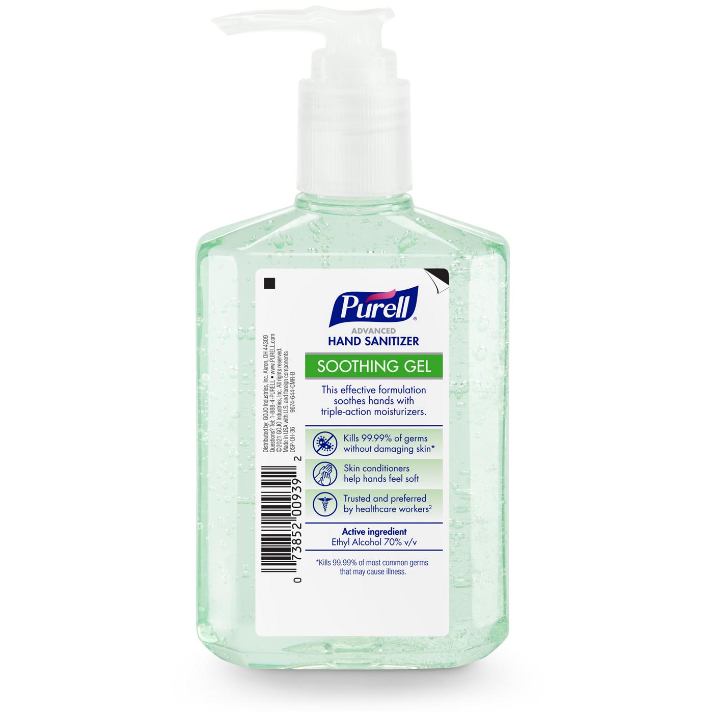 Purell Advanced Hand Sanitizer - Soothing Gel; image 5 of 5