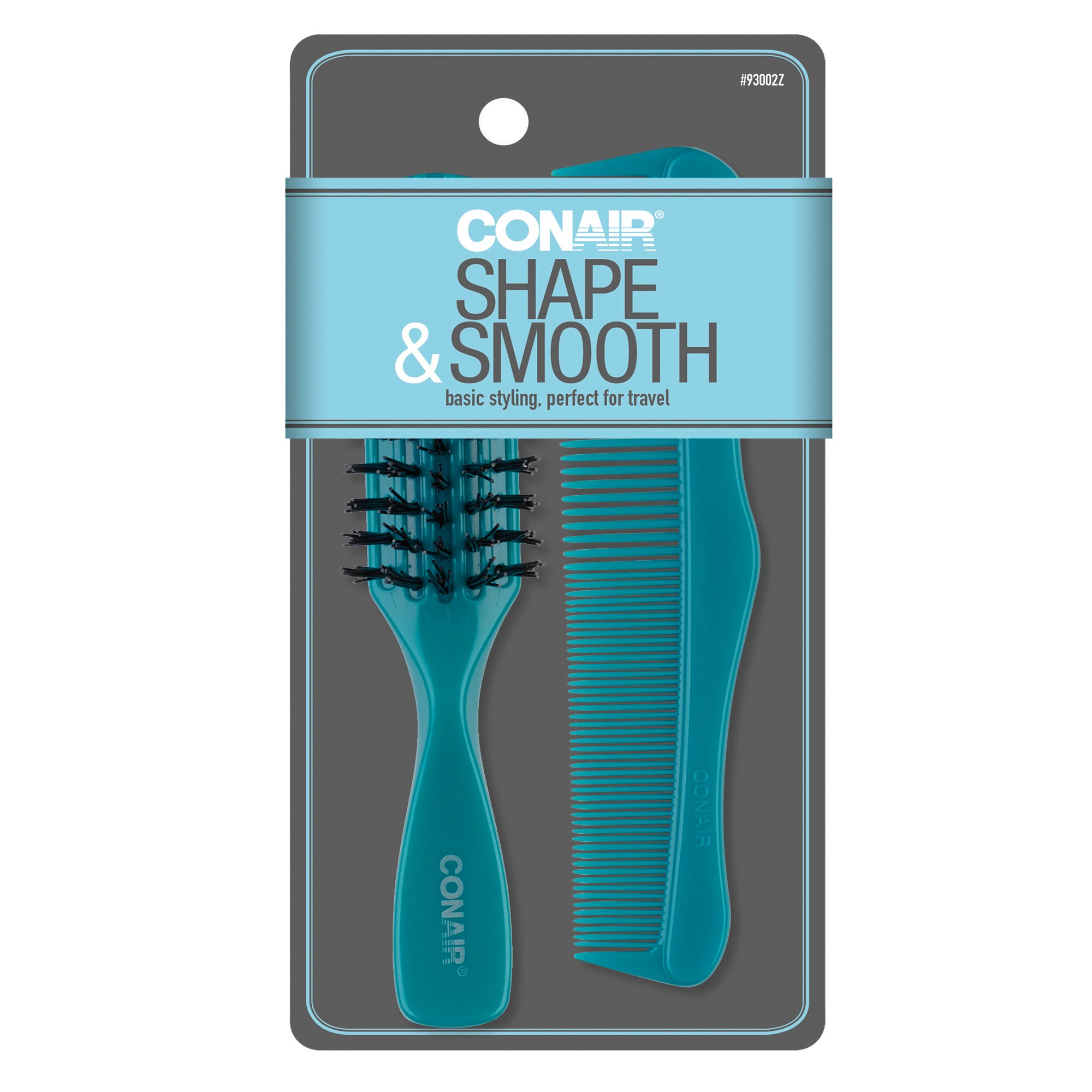 Conair Styling Essentials AllPurpose Brush and Comb Set, Assorted Colors Shop Brushes & Combs