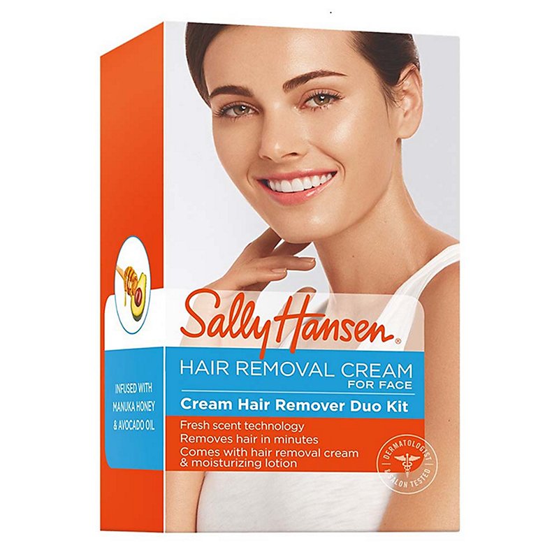 Sally Hansen Creme Hair Remover Kit For Face Upper Lip And Chin - Shop