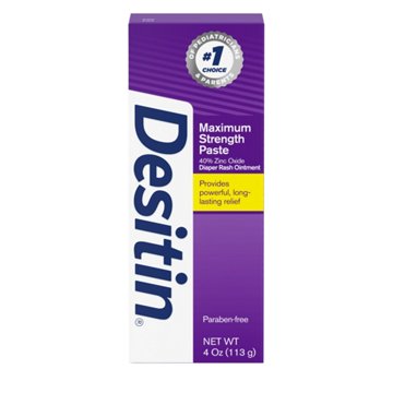 Desitin Maximum Strength Diaper Rash Cream with Zinc Oxide, 4 oz