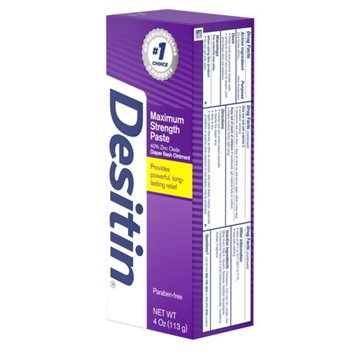 Desitin Maximum Strength Diaper Rash Cream with Zinc Oxide, 4 oz