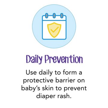 Desitin Daily Defense Baby Diaper Rash Cream with Zinc Oxide, 4 oz