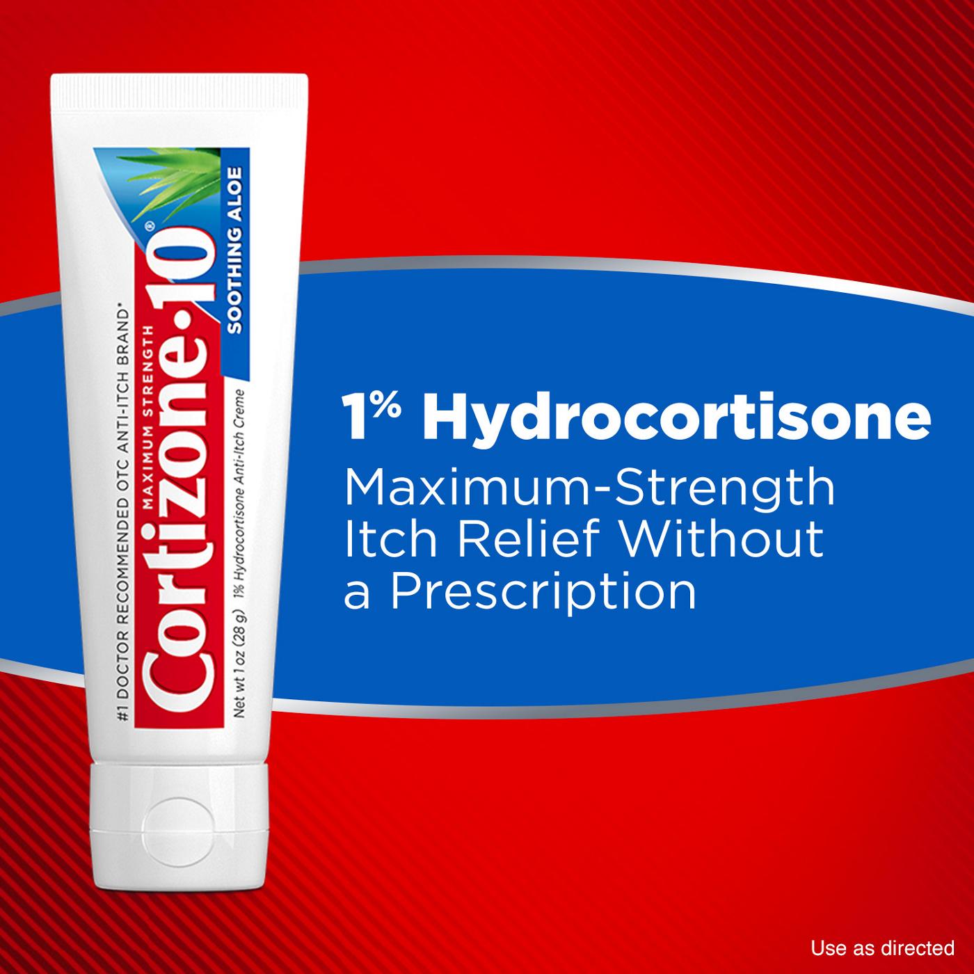 Cortizone 10 Soothing Aloe Anti-Itch Cream; image 2 of 8