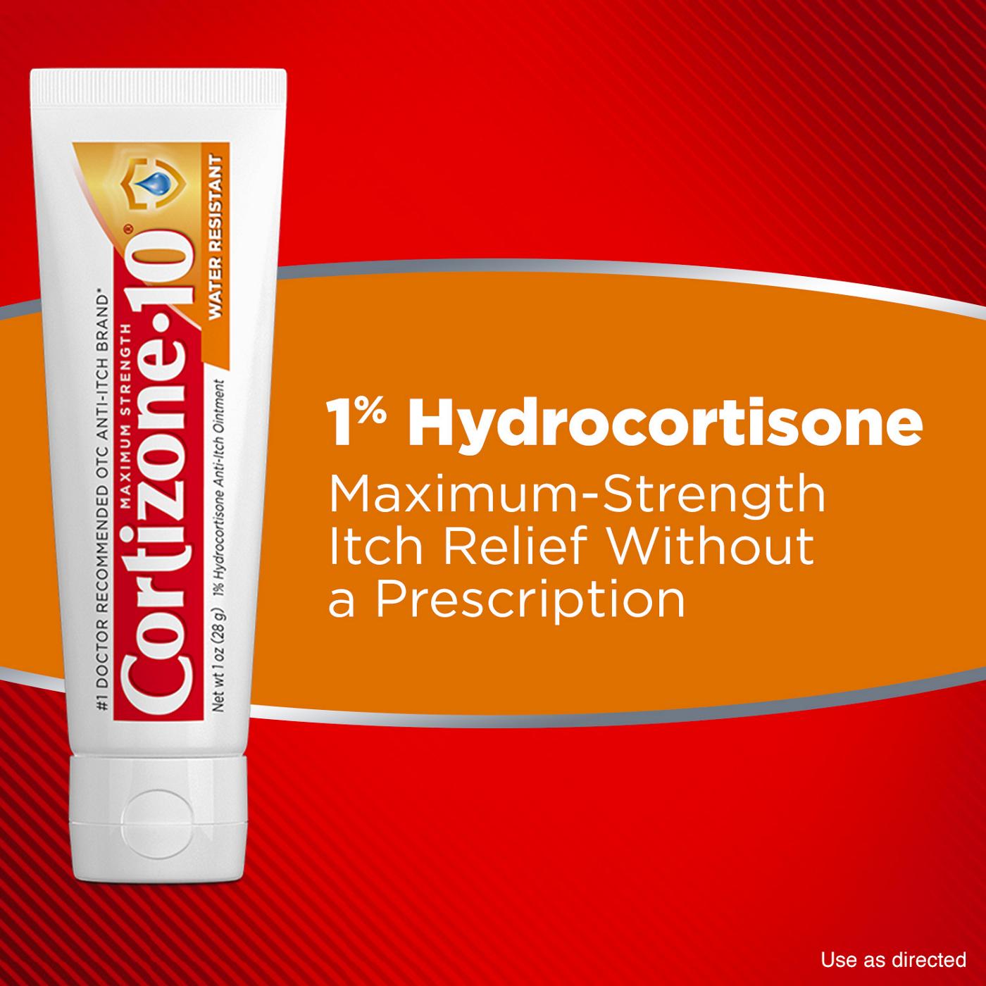 Cortizone 10 Water Resistant Anti-Itch Ointment; image 2 of 8
