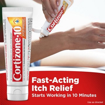 Cortizone 10 Max Strength Water Resistant Itch Relief Ointment, 1 oz