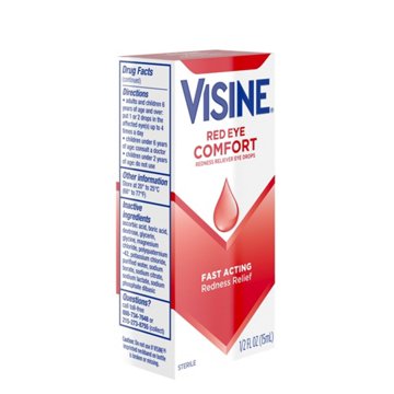 Visine Red Eye Comfort Redness Relief Eye Drops, .5 oz