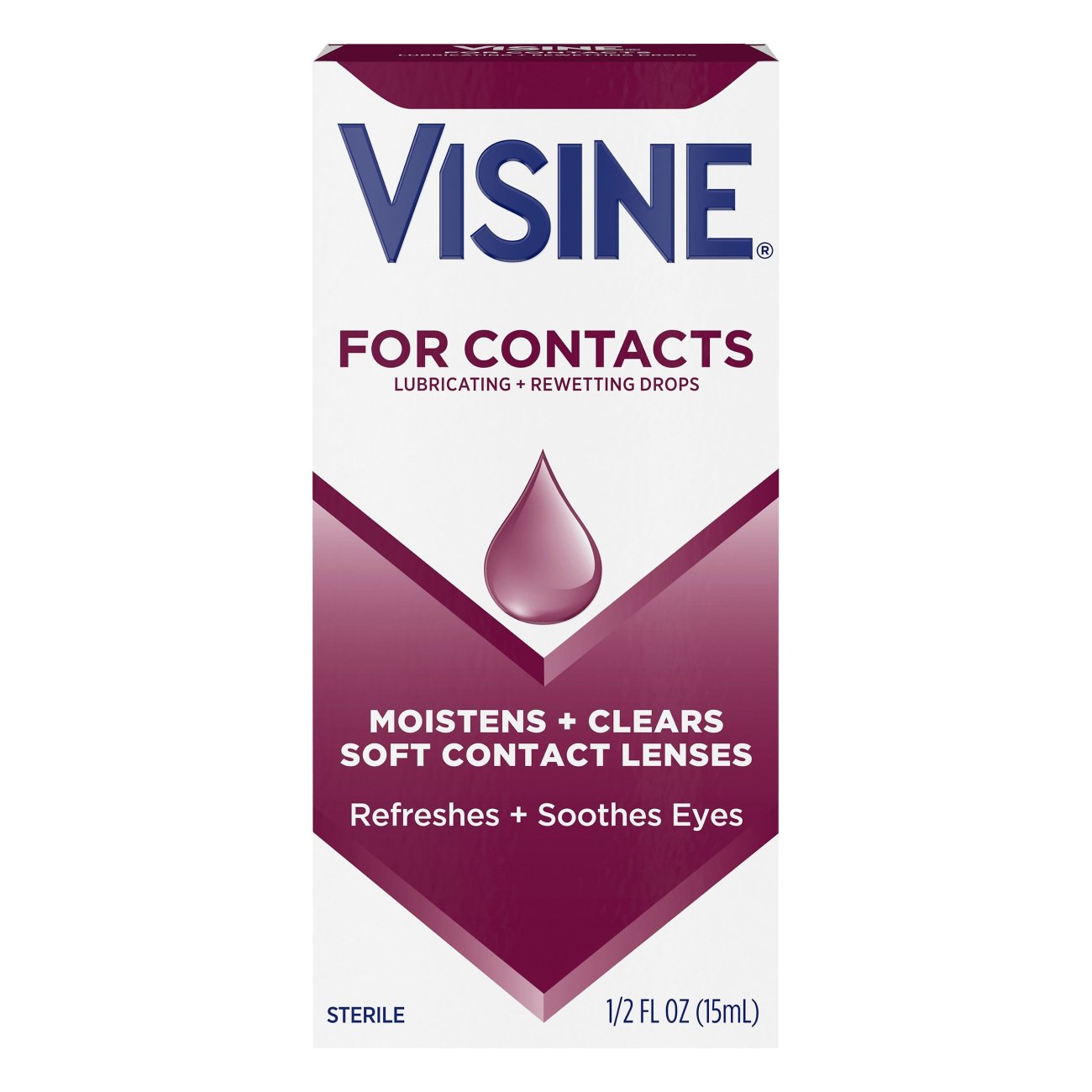 Visine For Contacts Lubricant + Rewetting Drops Shop Eye Drops