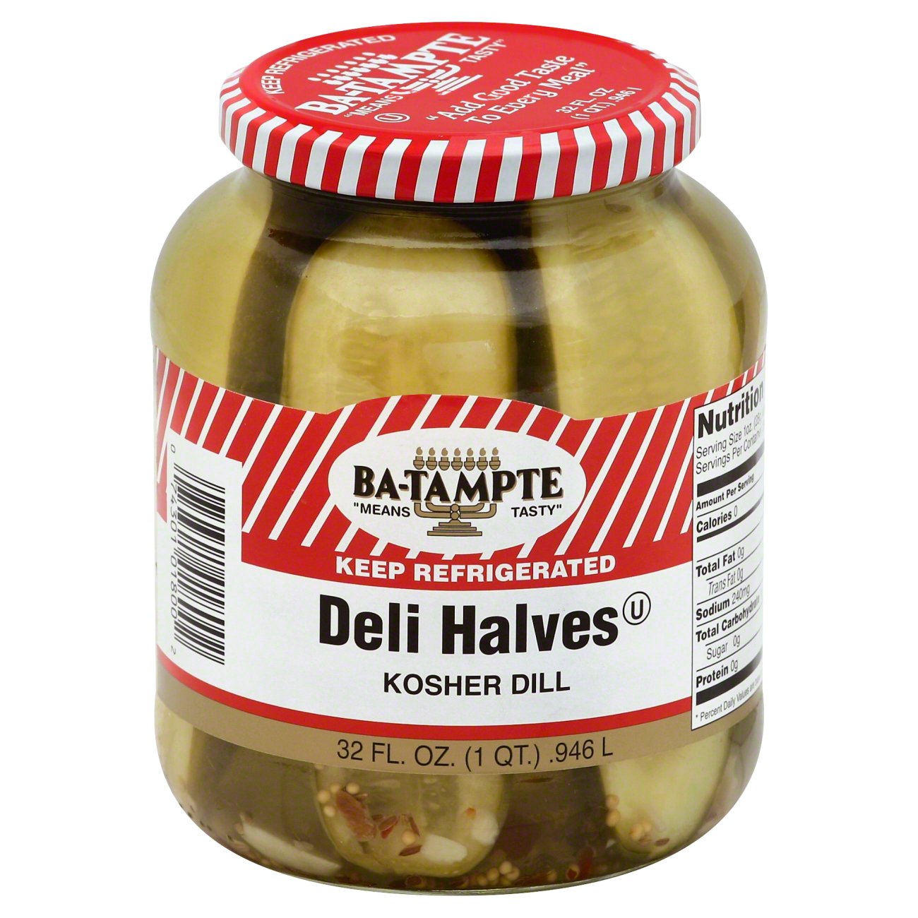 BaTampte Kosher Deli Halves Kosher Dill Shop Pickles & cucumber at HEB